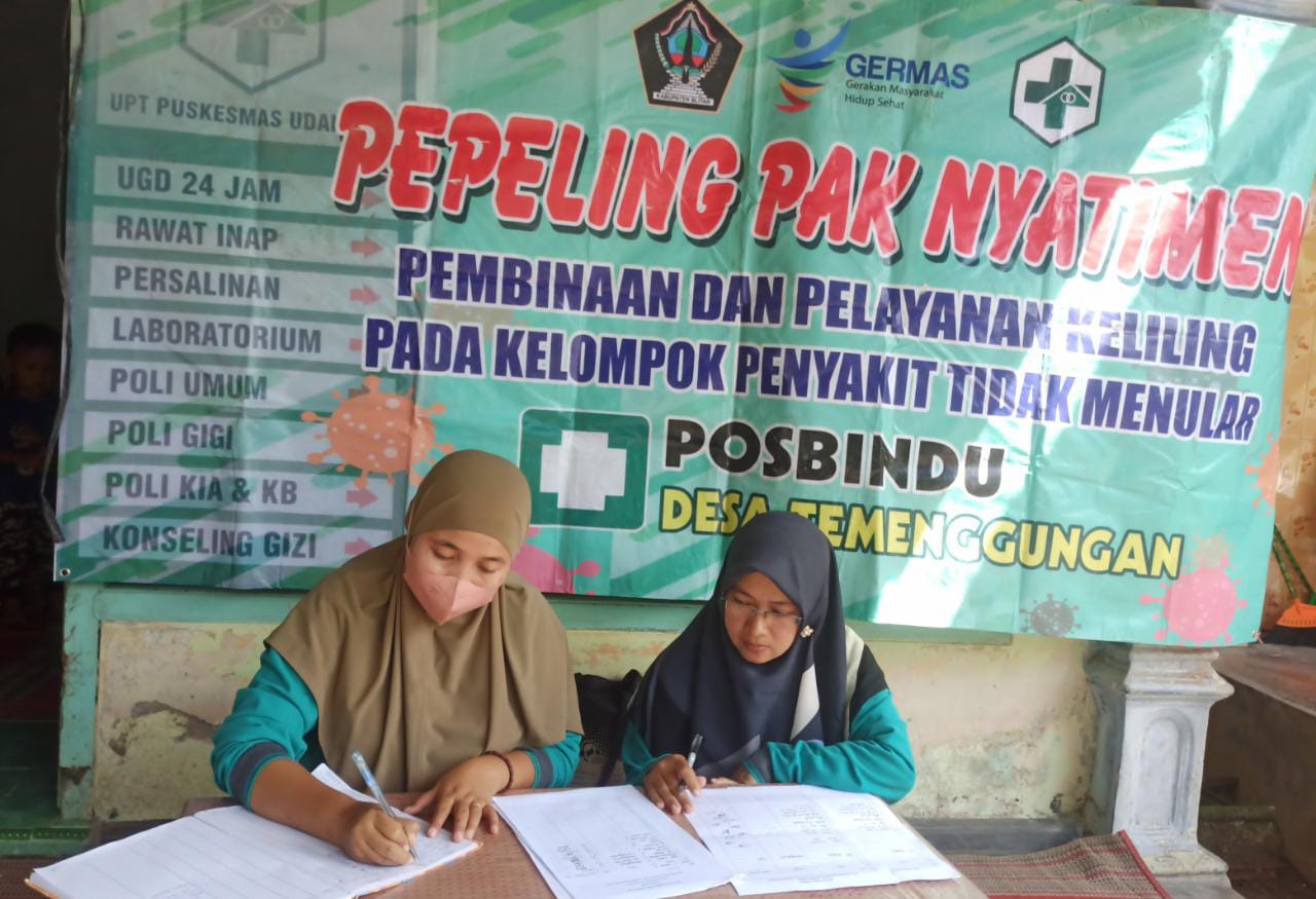 POS PEMBINAAN TERPADU PENYAKIT TIDAK MENULAR ( POSBINDU PTM ) DESA TEMENGGUNGAN POS PEMBINAAN TERPADU PENYAKIT TIDAK MENULAR ( POSBINDU PTM ) DESA TEMENGGUNGAN