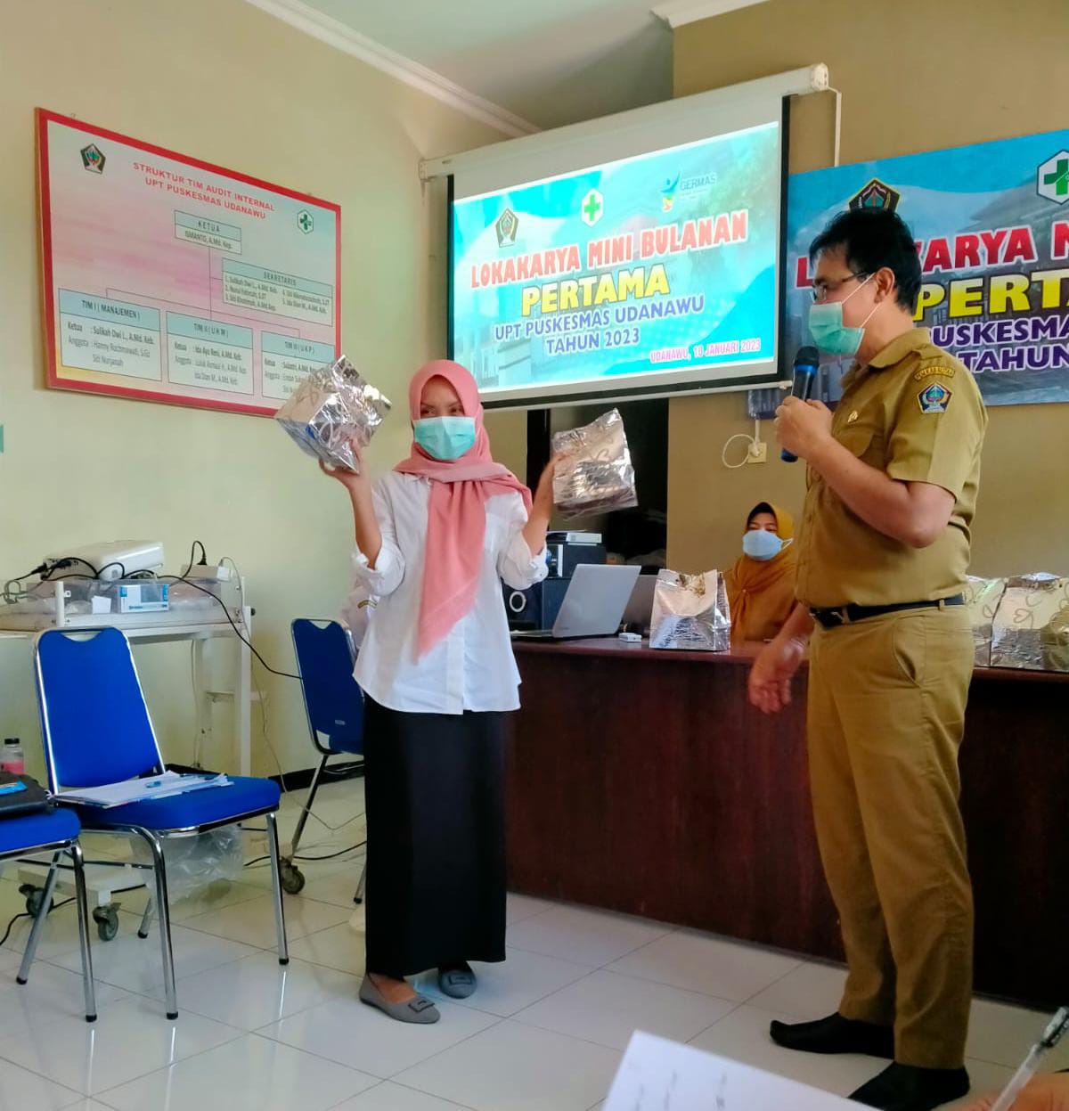 PUSTU TEMENGGUNGAN TERBERSIH DAN TERTIB
