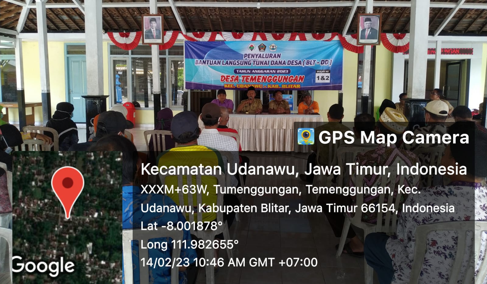 PENYALURAN BANTUAN LANGSUNG TUNAI DANA DESA (BLT - DD) BULAN JANUARI DAN FEBRUARI TAHUN 2023