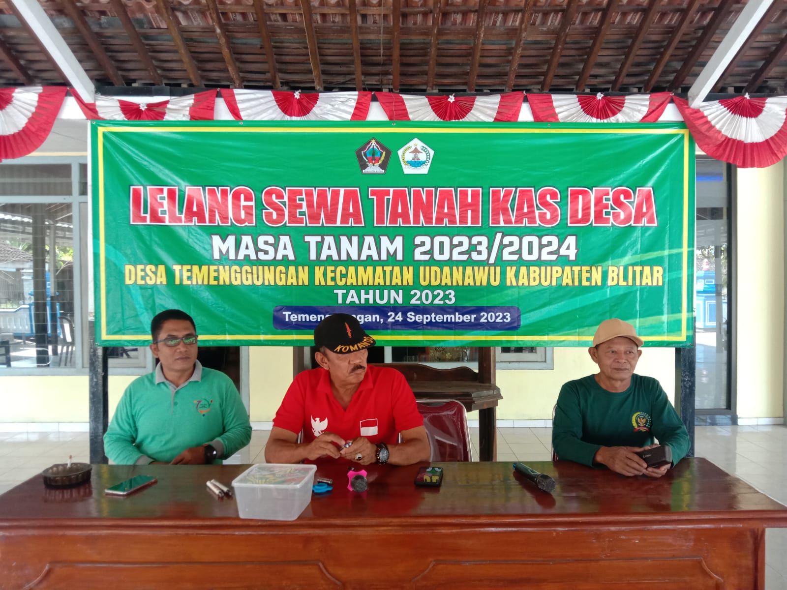LELANG SEWA TANAH KAS DESA TEMENGGUNGAN TAHUN 2023