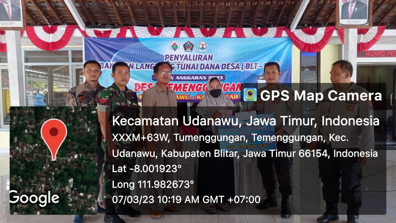 PENYALURAN BANTUAN LANGSUNG TUNAI DANA DESA (BLT -DD) BULAN MARET