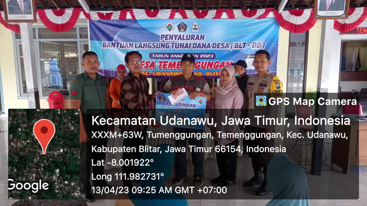 PENYALURAN BANTUAN LANGSUNG TUNAI DANA DESA (BLT-DD) BULAN APRIL
