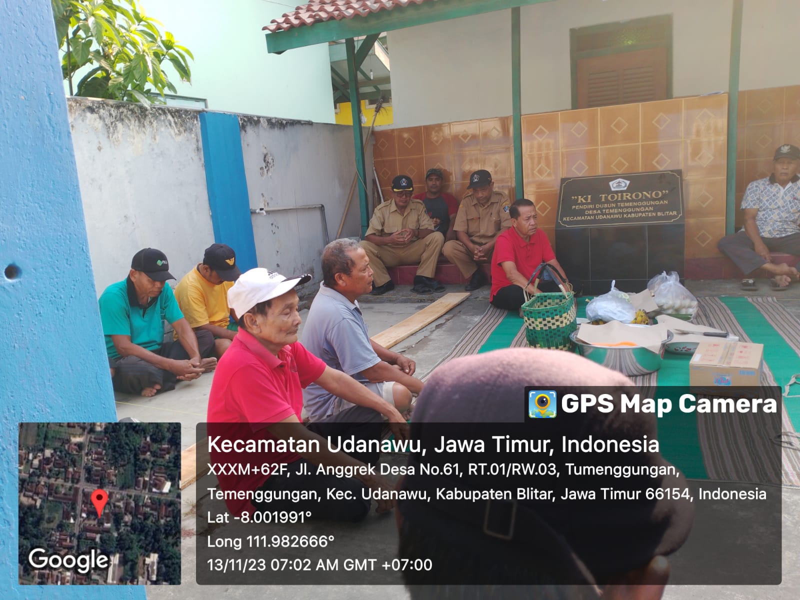 PEMBANGUNAN PENDOPO MAKAM PENDIRI DESA TEMENGGUNGAN “ KI TOIRONO “