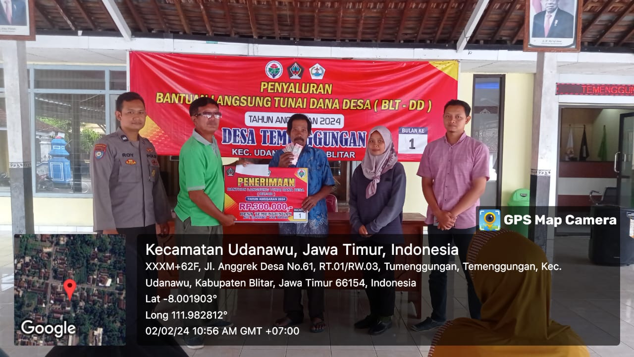 PENYALURAN BLT-DD DESA TEMENGGUNGAN T.A. 2024