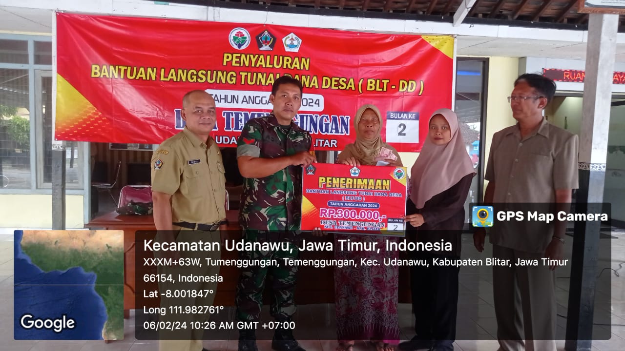 PENYALURAN BLT-DD BULAN KE 2 (BULAN FEBRUARI) T.A. 2024 DESA TEMENGGUNGAN