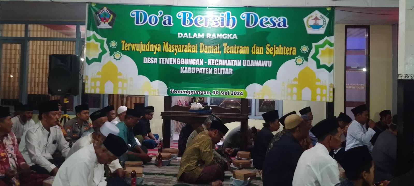 DO'A BERSAMA DALAM RANGKA BERSIH DESA DAN UPAYA COOLING SYSTEM SITUASI KAMTIBMAS AMAN TERKENDALI